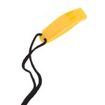 Dual-Frequency Outdoor Survival Whistle With Built-In Lanyard(Yellow)