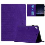 Per Samsung Galaxy Tab A 10.1 2019 T510 Custodia per tablet in pelle goffrata a nido d'ape (viola)