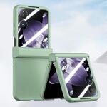 Per Xiaomi Mix Flip Custodia antiurto per telefono in tre parti integrata in PC Skin Feel (verde menta)