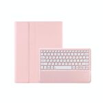 Per Xiaomi Redmi Pad Pro 12.1 A0N11 Custodia per tablet in pelle di agnello TPU con tastiera Bluetooth staccabile (rosa bianco)
