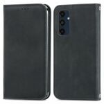 Per Samsung Galaxy S24 FE 5G Custodia per telefono in pelle magnetica Retro Skin Feel (nero)