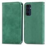 Per Samsung Galaxy S24 FE 5G Custodia per telefono in pelle magnetica Retro Skin Feel (verde)