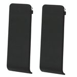 Per Nintendo Switch Console 2 pezzi di ricambio cavalletto posteriore guscio supporto (nero)