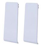 Per Nintendo Switch Console 2 pezzi di ricambio cavalletto posteriore guscio supporto (bianco)
