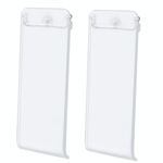 Per Nintendo Switch Console 2 pezzi di ricambio per cavalletto posteriore (bianco trasparente)