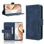 Per Ulefone Note 17 Pro Custodia in pelle con slot per schede e texture in vitello (blu)
