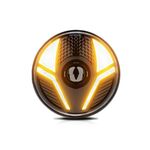 Fari per auto ad alta potenza stile Beetle da 7 pollici per Wrangler (R14)