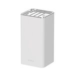 Organizer per coltelli da cucina, portaoggetti per coltelli da cucina per uso domestico (bianco)