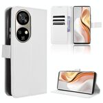 Per Ulefone Note 17 Pro Custodia in pelle con texture a diamante (bianca)