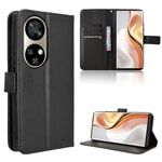 Per Ulefone Note 17 Pro Custodia in pelle con texture a diamante (nero)