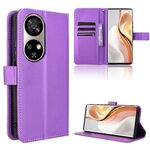 Per Ulefone Note 17 Pro Custodia in pelle con texture a diamante (viola)