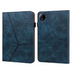 Per Xiaomi Redmi Pad SE 8.7 Custodia per tablet in pelle goffrata a strisce colorate (blu)