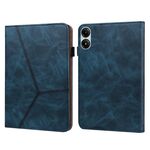 Per Xiaomi Redmi Pad Pro 12.1 Custodia per tablet in pelle goffrata a strisce colorate (blu)