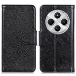Per Redmi 14C 4G Custodia per telefono in pelle con texture Nappa orizzontale (nero)