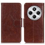 Per Redmi 14C 4G Custodia per telefono in pelle con texture Nappa orizzontale (marrone)