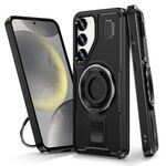 Per Samsung Galaxy S23 5G Custodia per telefono in TPU ibrida in fibra di carbonio per PC e Samsung Galaxy S23 5G (nero)
