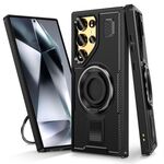 Per Samsung Galaxy S22 Ultra 5G Custodia per telefono in TPU ibrido in fibra di carbonio per PC (nero)