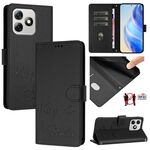 Per Ulefone Note 18 Ultra 5G Smile Embossing RFID Custodia in pelle per telefono (nero)
