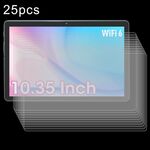 Per CWOWDEFU Tablet 10.35 25 pz 9H 0.3mm Pellicola in vetro temperato antideflagrante