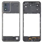 Per Motorola Moto E13 Cornice centrale originale (nero)