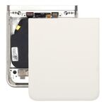 Per Motorola Razr 40 Parte inferiore originale Coperchio posteriore della batteria (bianco)