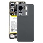 Per Motorola Moto X50 Ultra Cover posteriore batteria originale (nero)