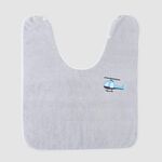 Asciugamano per bambini, bavaglino per bambini, non muta, asciugamano multifunzionale per il lavaggio del viso, colore: grigio