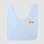Asciugamano per bambini, bavaglino per bambini, non muta, asciugamano multifunzionale per il lavaggio del viso, colore: auto blu