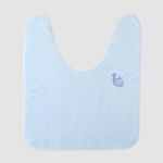 Asciugamano per bambini, bavaglino per bambini, non muta, asciugamano multifunzionale per il lavaggio del viso, colore: balena blu