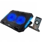 Supporto per pad di raffreddamento per laptop RGB regolabile in altezza con doppia porta USB S900