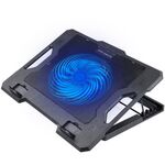 S100 One Fan Pad di raffreddamento per laptop con doppia porta USB regolabile in altezza