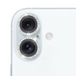 Per iPhone 16/16 Plus 9H Point Drill Anello di protezione per obiettivo della fotocamera (verde)