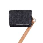 Per AirPods Pro 2 Cowboy Fabric Texture PU Custodia protettiva per cuffie (nero)