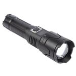 S2301 30W White Laser Wick 1000LM Torcia LED con zoom telescopico (nero)