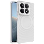 Per Xiaomi 14T Pro IMAK UC-6 Series Custodia morbida per telefono Manbo Frosting (bianca)