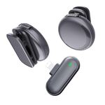 Microfono wireless lavalier SX19 1 TX + 2 RX con riduzione intelligente del rumore (8 pin)