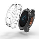 Per Garmin Fenix ​​8 AMOLED 43mm Half Pack Hollow TPU Watch Custodia protettiva (trasparente)
