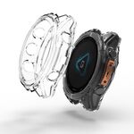 Per Garmin Fenix ​​8 AMOLED 47mm Half Pack Hollow TPU Watch Custodia protettiva (trasparente)