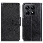 Per Xiaomi 14T Pro Custodia per telefono in pelle con texture Nappa orizzontale (nero)