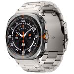 Per Samsung Galaxy Watch Ultra 47mm cinturino in lega di titanio a tre perle (colore titanio)