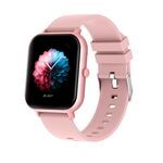 Smartwatch Bluetooth con touch screen da 1,83 pollici, monitoraggio della frequenza cardiaca, ossigeno nel sangue, pressione sanguigna, voce AI e sonno (rosa)