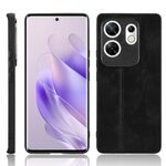 Per Infinix Zero 30 4G Custodia per telefono con motivo a mucca e cuciture (nero)