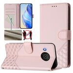 Per Nokia X20 / X10 Custodia per telefono in pelle con stampa a nido d'ape RFID (rosa)