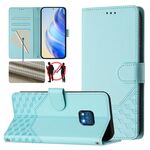 Per Nokia XR20 Custodia per telefono in pelle con stampa a nido d'ape RFID (verde menta)