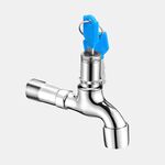 Rubinetto domestico con serratura Rubinetto antifurto per esterni da 4 minuti, descrizione: scintillante lungo in lega con chiave