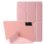 Per Redmi Pad Pro 12.1 Custodia in silicone con effetto deformazione in pelle per tablet (oro rosa)