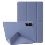 Per Redmi Pad Pro 12.1 Custodia in silicone con deformazione in pelle per tablet (lavanda)