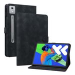 Per Lenovo Tab P12 12.7 2025 Custodia per tablet in pelle goffrata Lily (nero)
