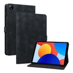 Per Xiaomi Redmi Pad SE 8.7 Custodia per tablet in pelle goffrata Lily (nera)