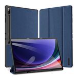 Per Samsung Galaxy Tab S10 Ultra DUX DUCIS Domo Series Custodia magnetica in pelle per tablet (blu)